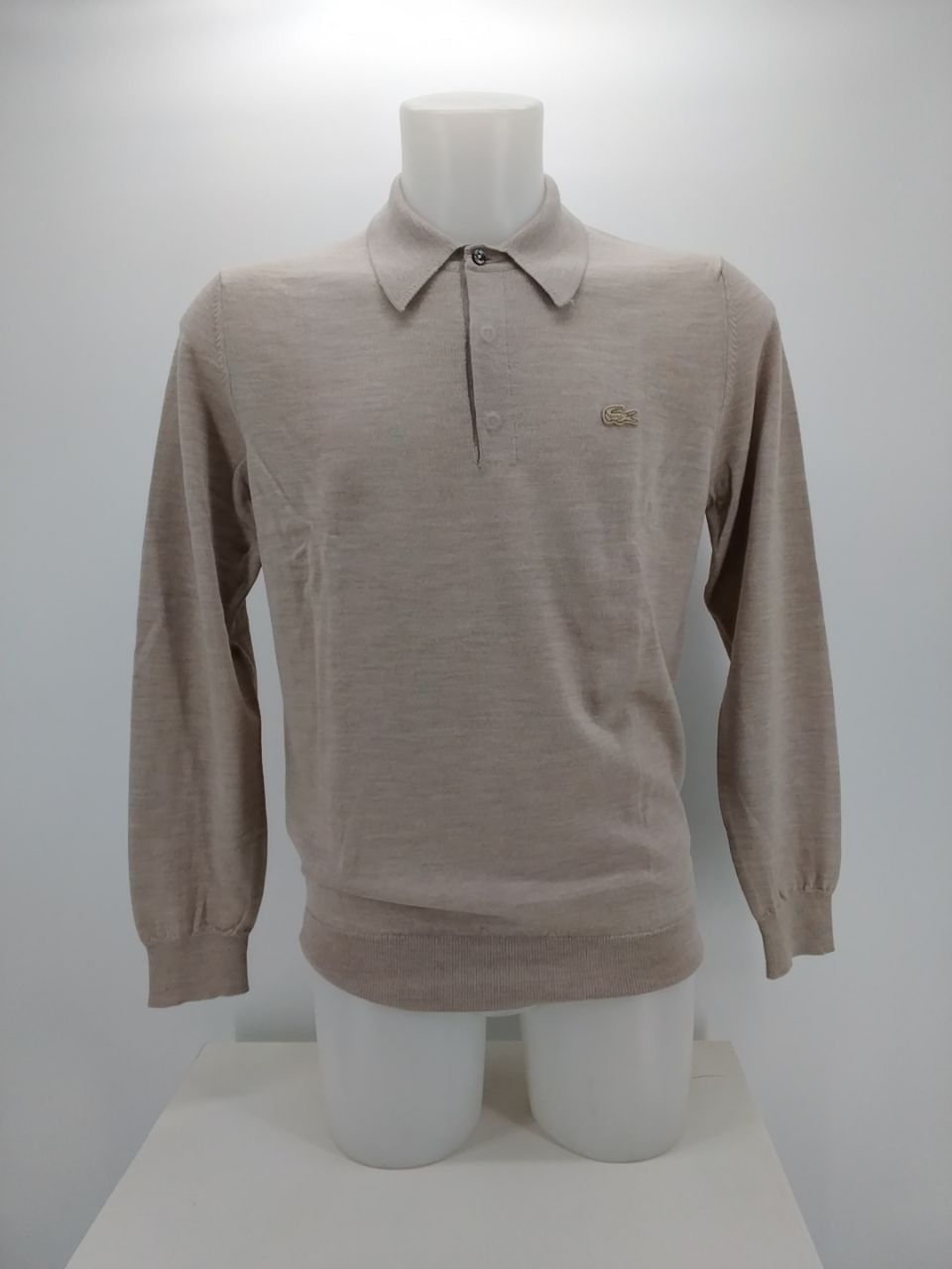 Maglione Uomo Merino con Colletto Polo