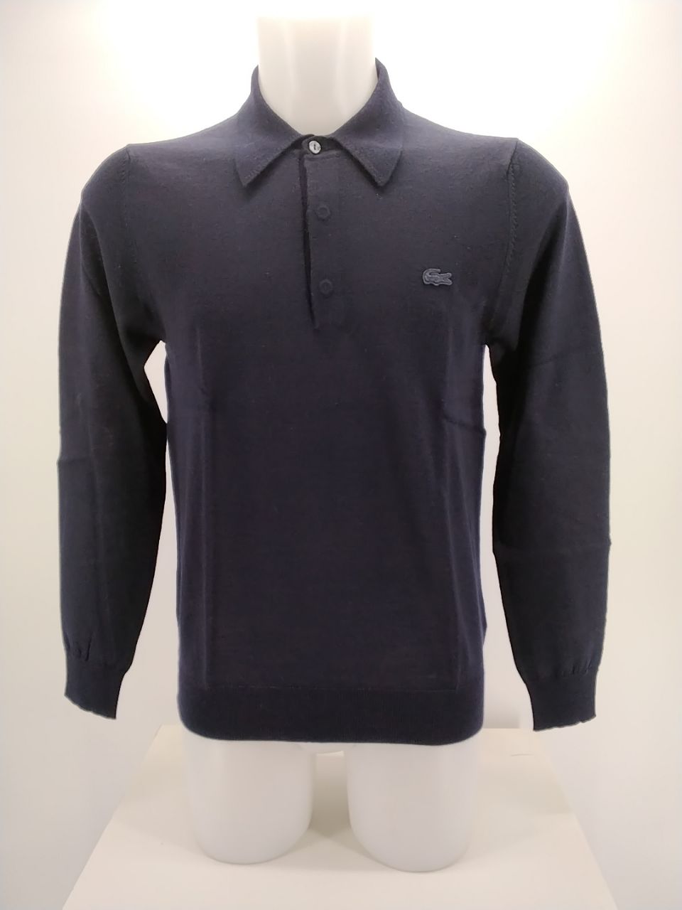 Maglione Uomo Merino con Colletto Polo