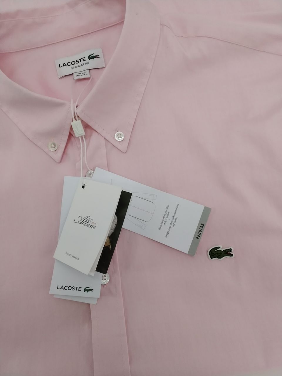 Camicia uomo Lacoste in cotone