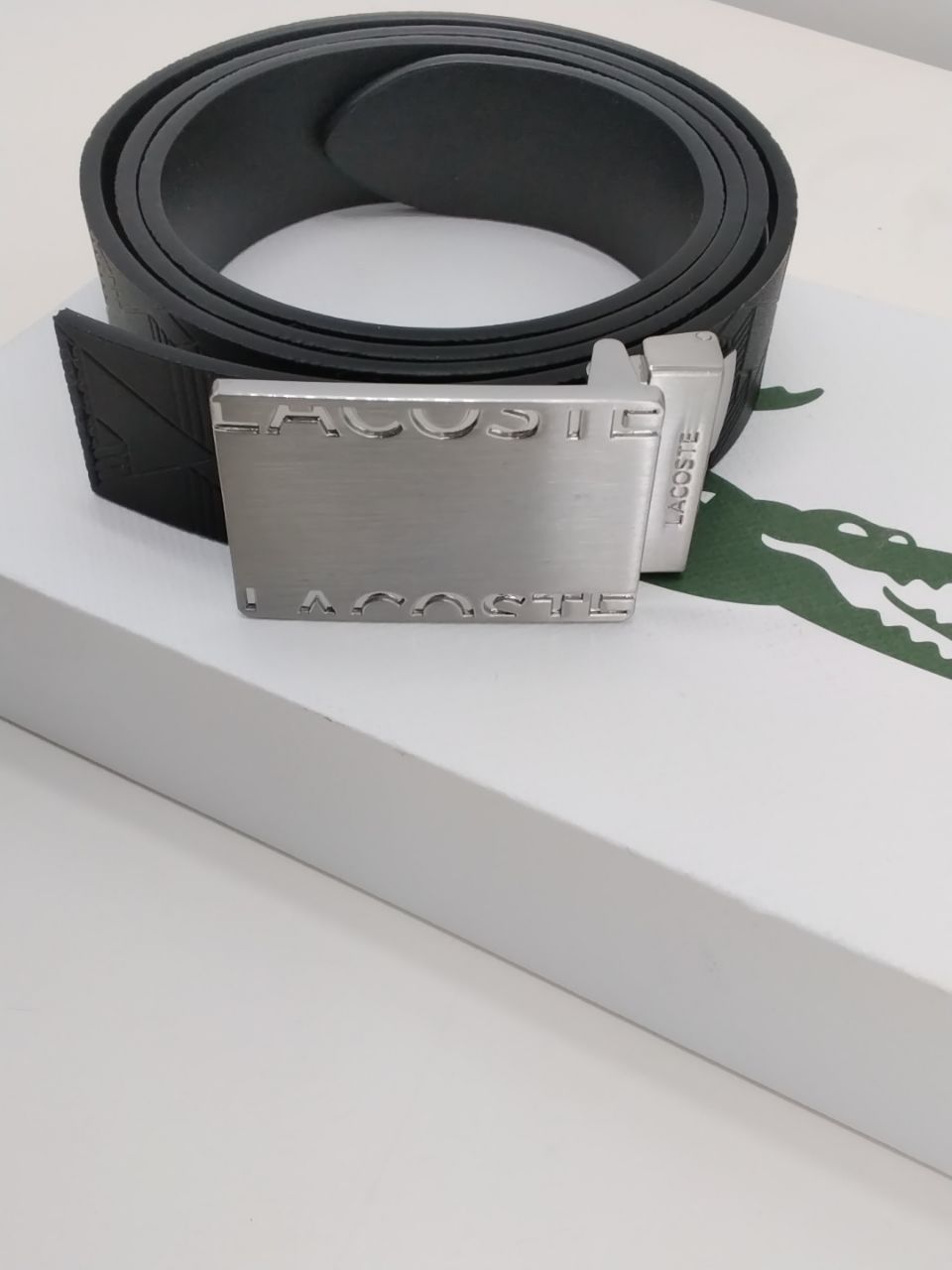 Cintura Lacoste Nera