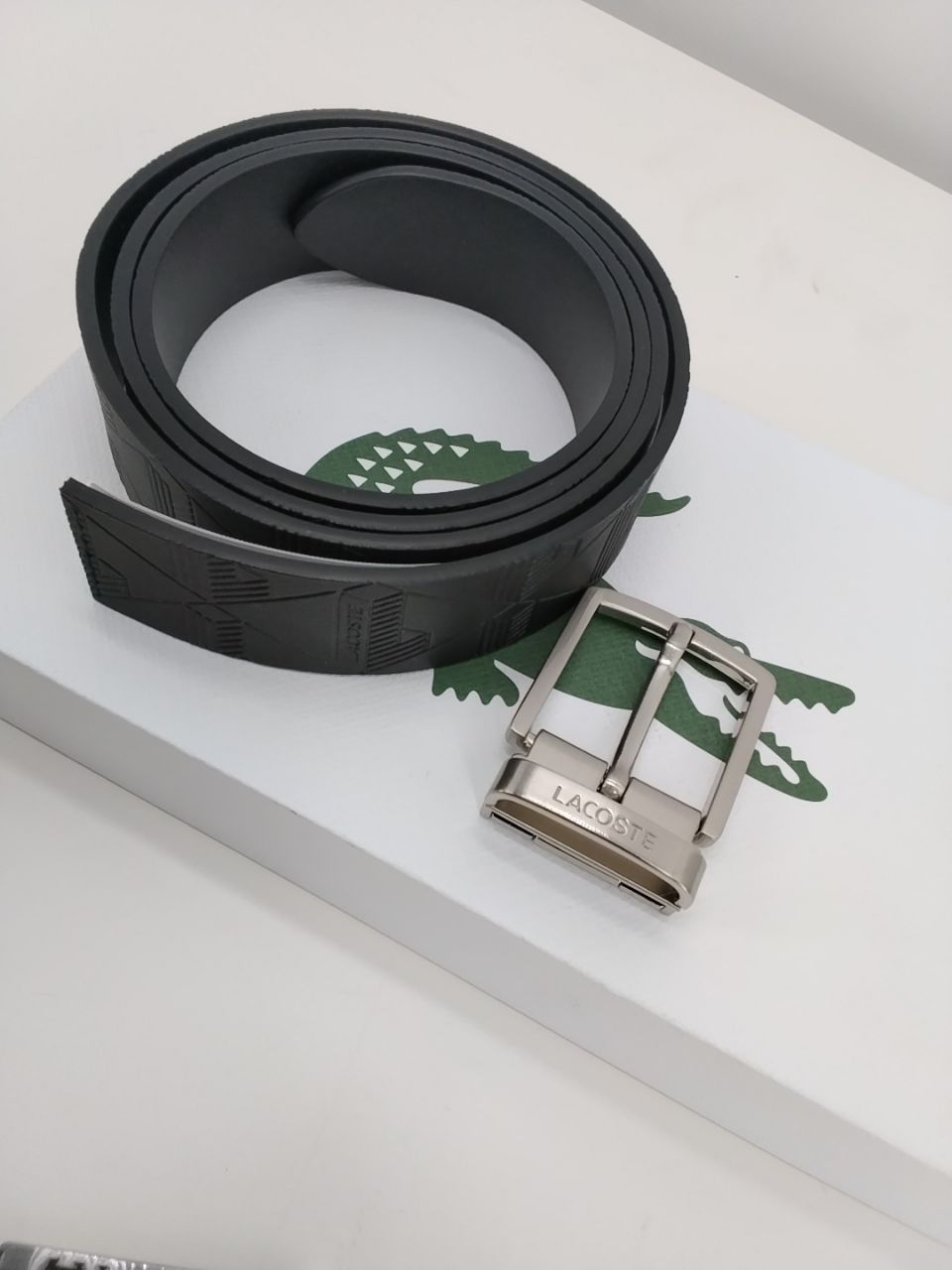 Cintura Lacoste Nera