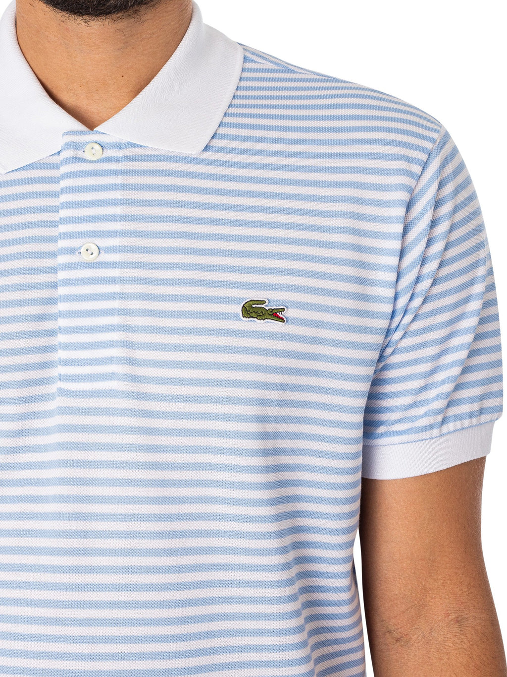Lacoste Polo a Righe Blu