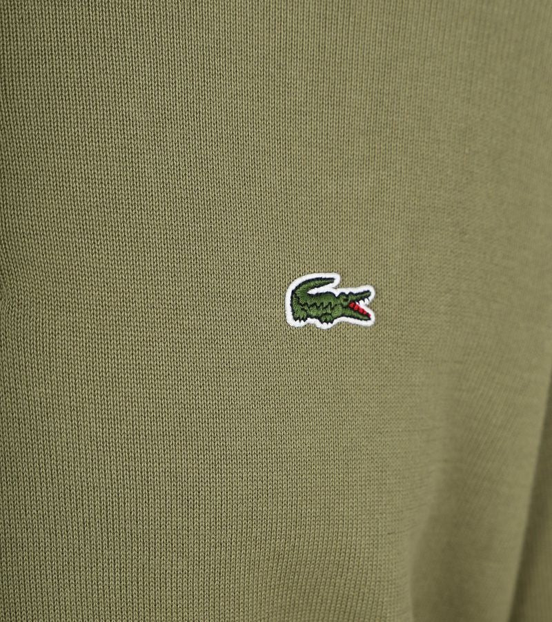 Maglione Uomo Lacoste Verde con Zip