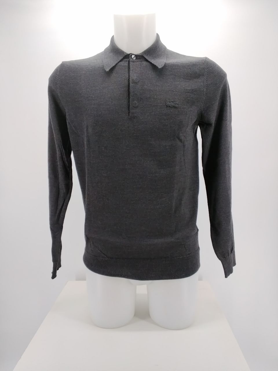 Maglione Uomo Merino con Colletto Polo