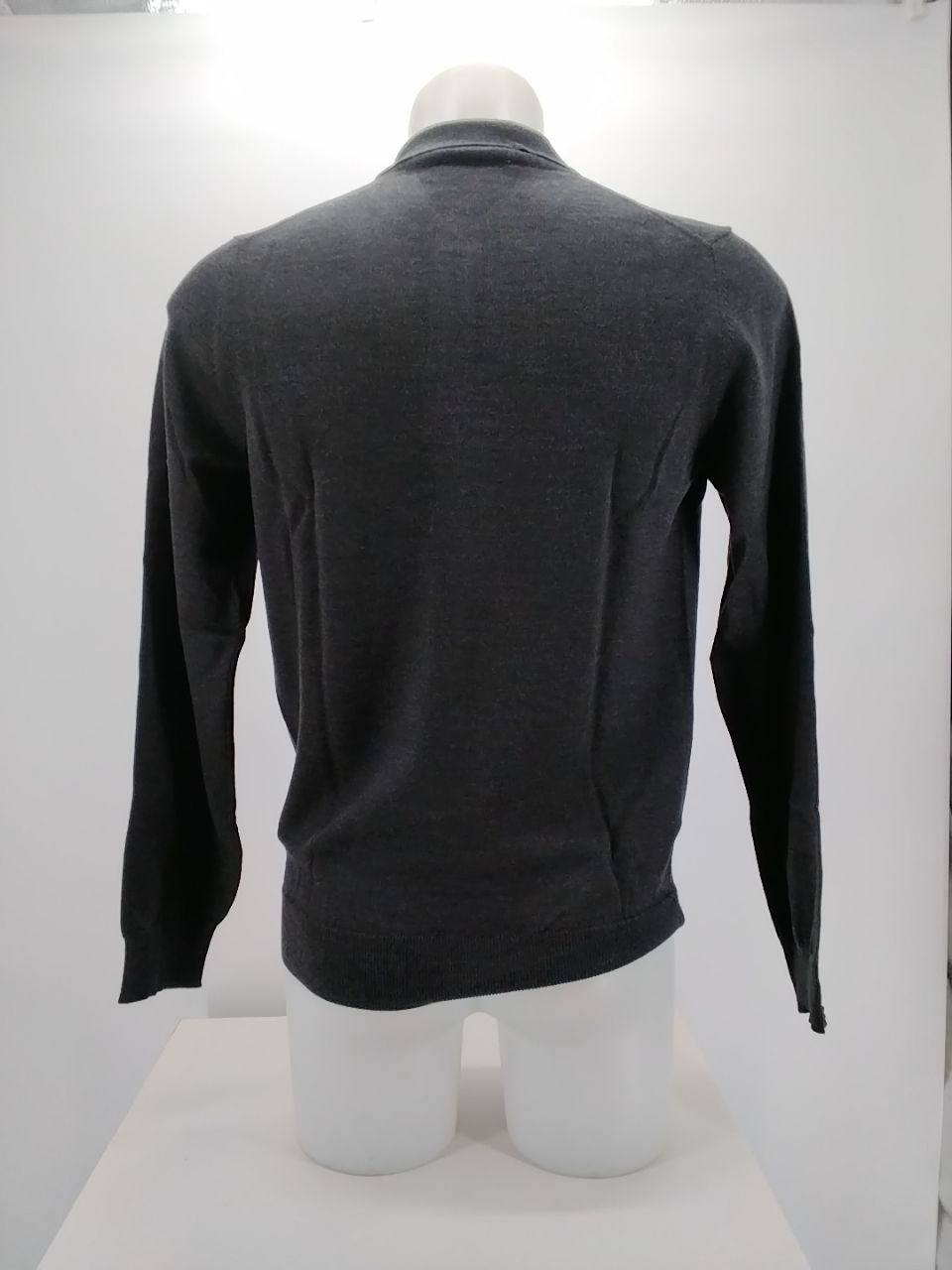 Maglione Uomo Merino con Colletto Polo