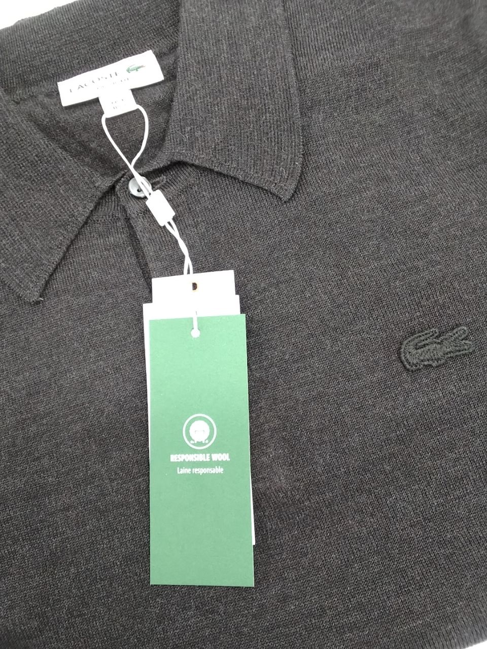 Maglione Uomo Merino con Colletto Polo