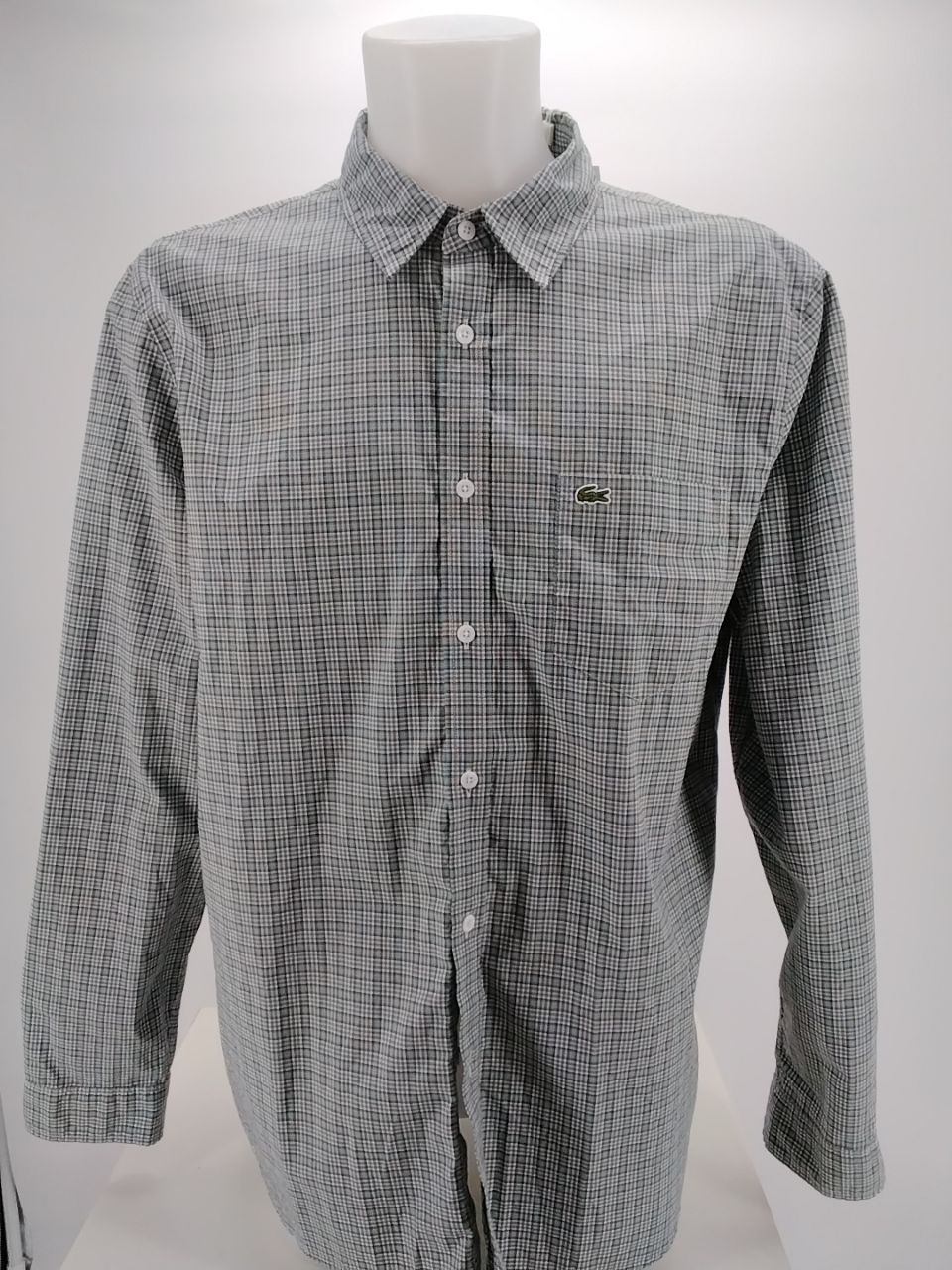Camicia uomo Lacoste a quadri regular premium