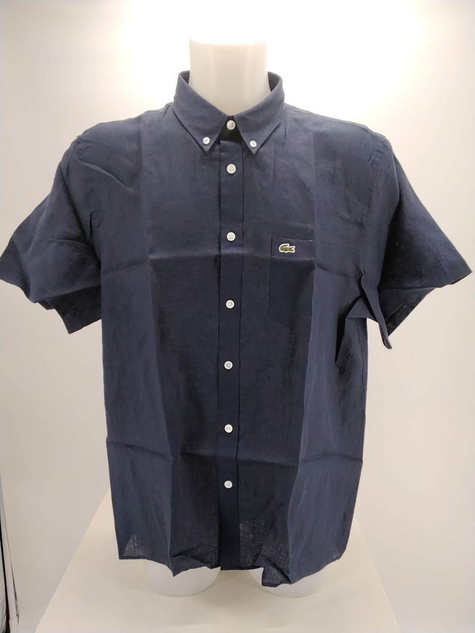 Camicia uomo Lacoste in lino manica corta