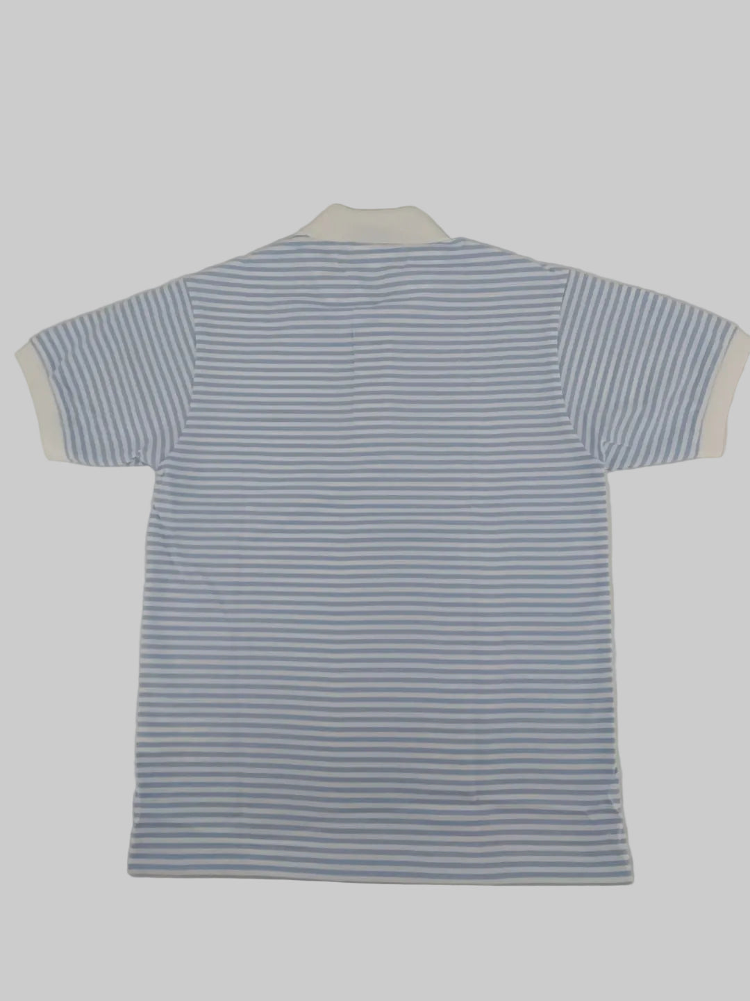 Polo Lacoste  Classic fit Righe bianco celeste