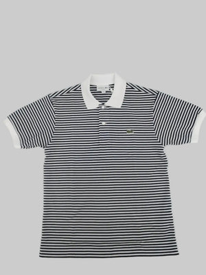 Polo Lacoste  Classic fit Righe bianco blu