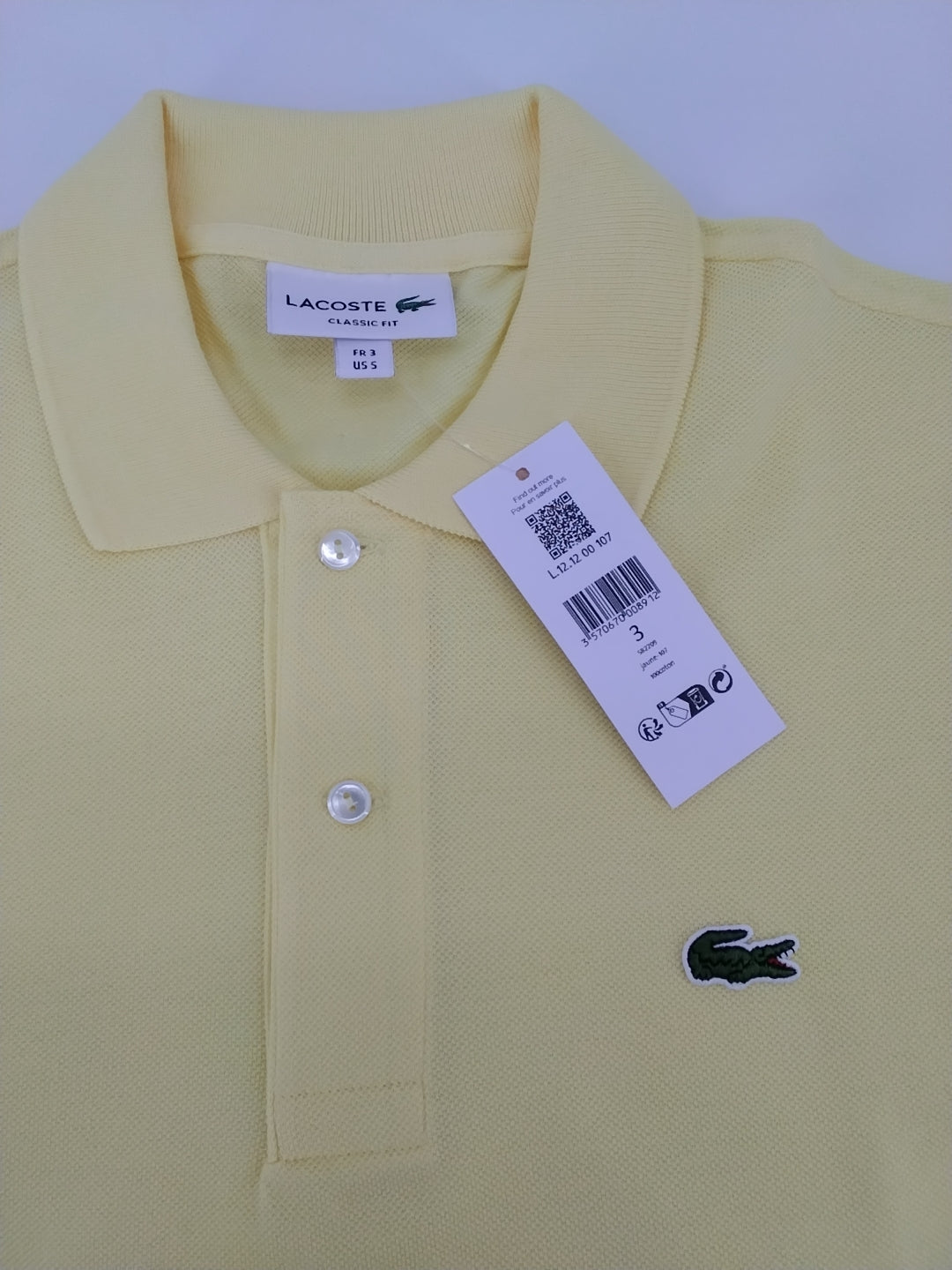 Polo Lacoste Classic fit Giallo