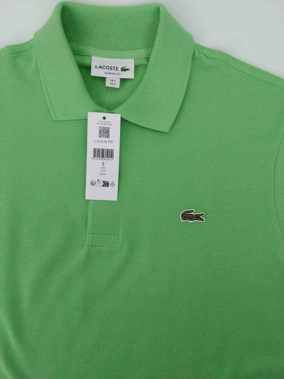 Polo Lacoste Classic fit Verde pisello