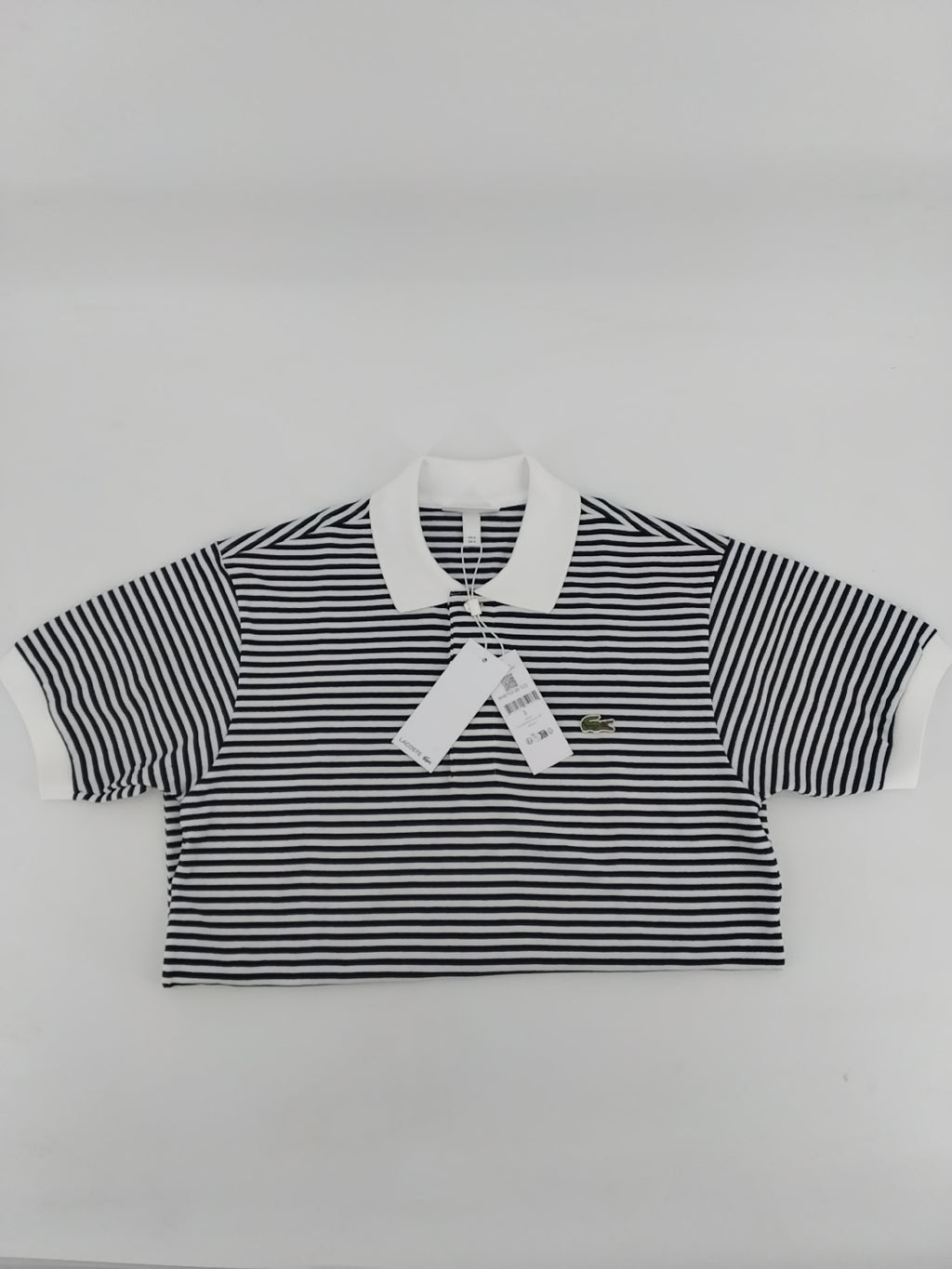 Polo Lacoste  Classic fit Righe bianco blu