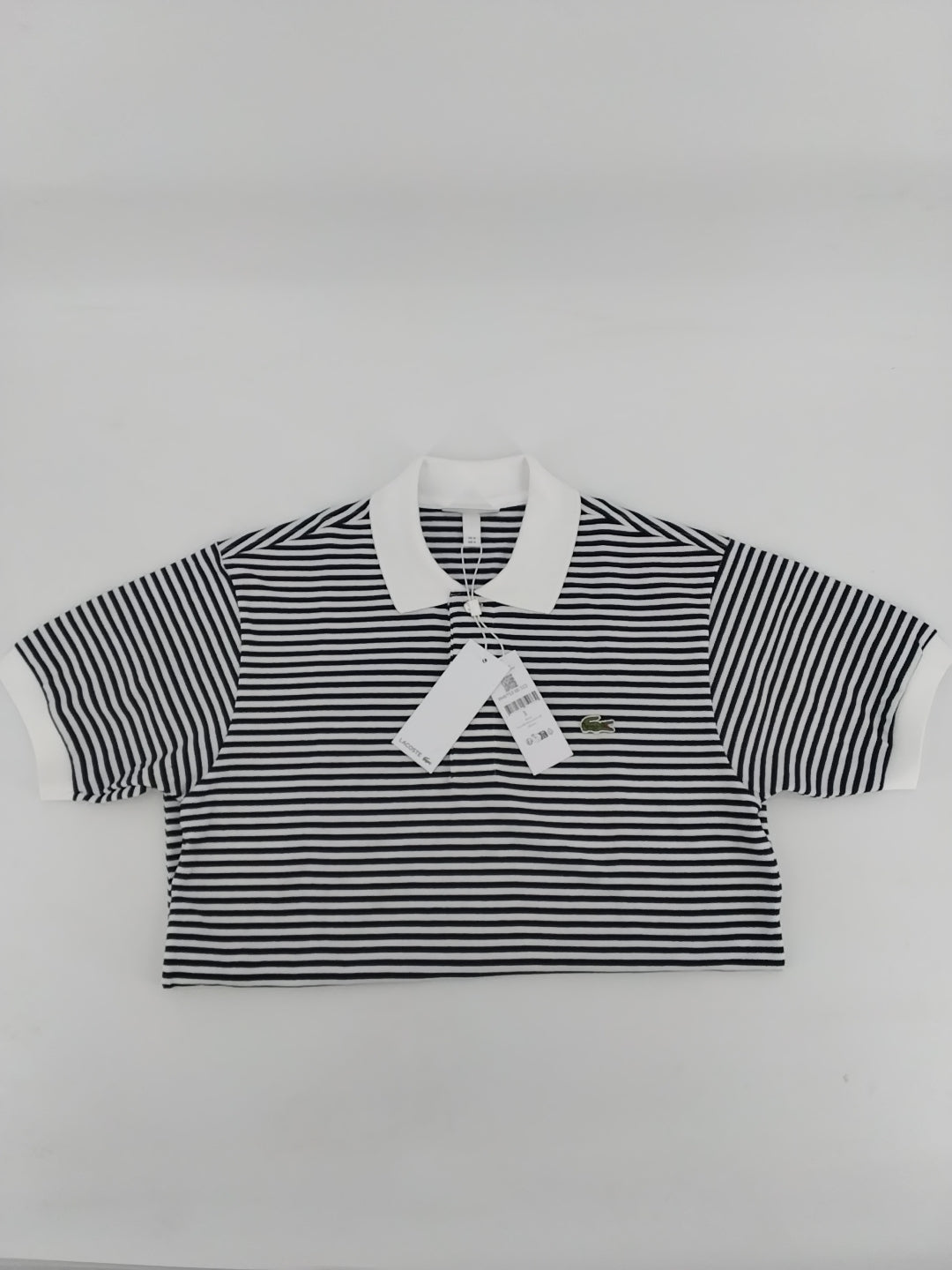 Polo Lacoste  Classic fit Righe bianco blu