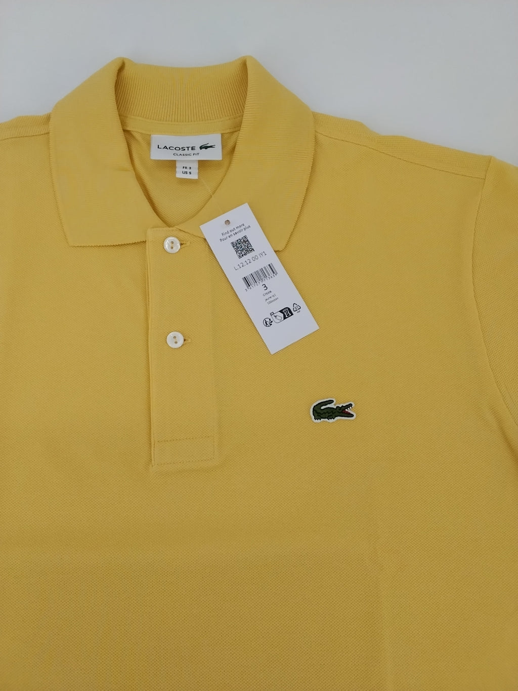 Polo Lacoste Classic fit Giallo scuro
