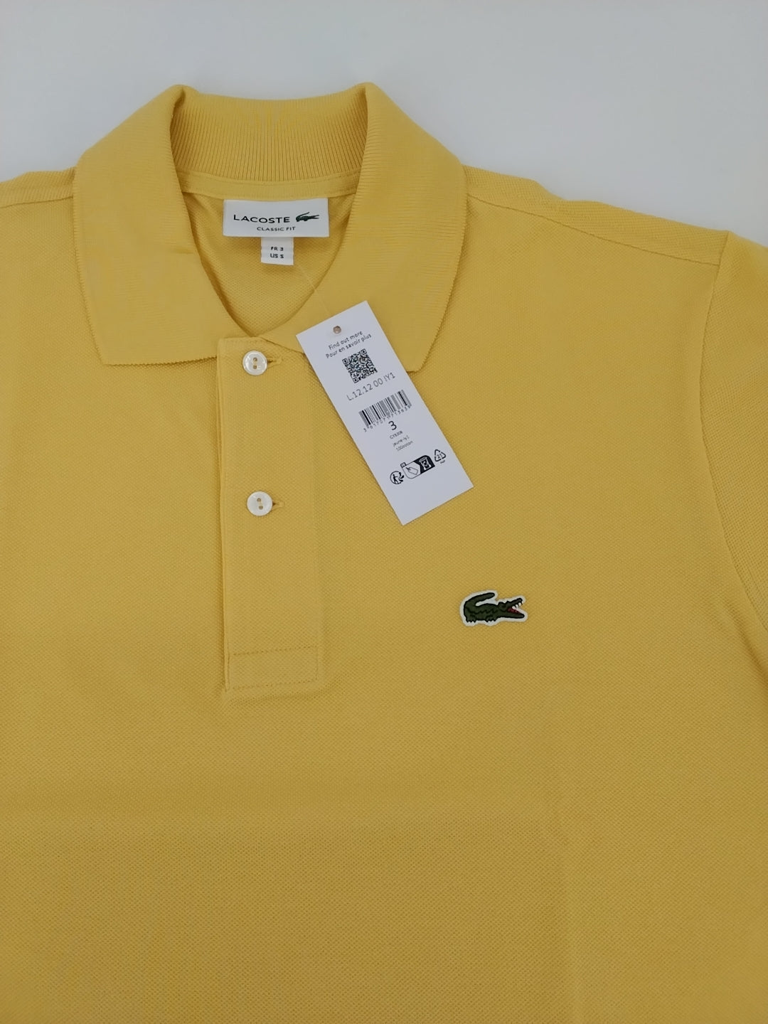 Polo Lacoste Classic fit Giallo scuro